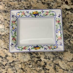 Haviland Limoges Renaissance “Urns of Fruits” Small Square Dish